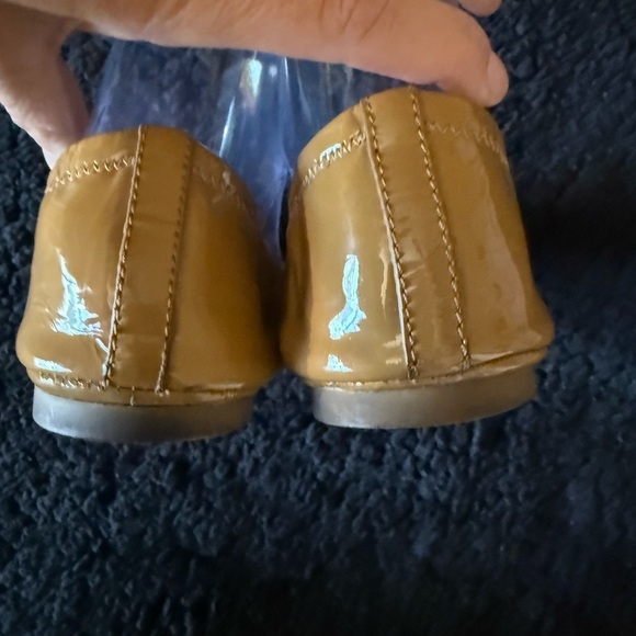 Tory Burch Yellow Leather Flats with Bow - Picture 4 of 10